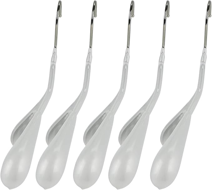 Mawa by Reston Lloyd BodyForm Series Style 42/LS, Non-Slip Steel Clothing Hanger for Suits, Dresses, & Shirts, 1½ inch Wide Shoulder Support and Pant Bar, Set of 60, White
