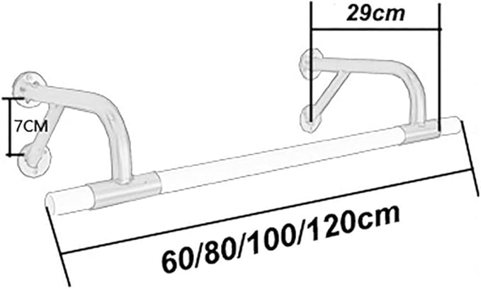 Industrial Wood Wall Clothes Hanging Rod,Iron Pipe Bracket Clothes Rod Garment Rack Commercial Clothing Display Rack (Color : Gold, Size : 80x29x16cm)