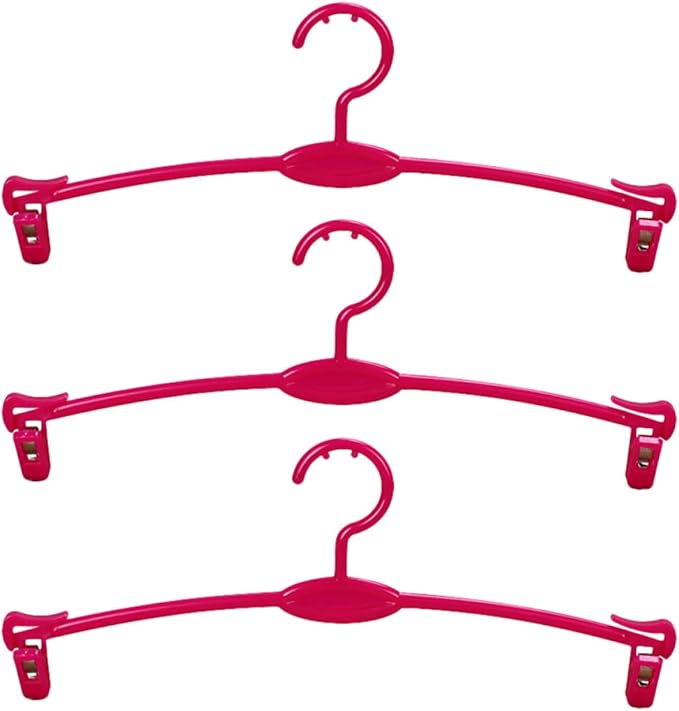 Homoyoyo 15pcs Shop Bra Home Rosy Trousers Skirt Clothes Laundry Clips Hangers Simplicity Coat Underwear Support Panties Dresses Drying for Rack Practical Pants with Holder Plastic