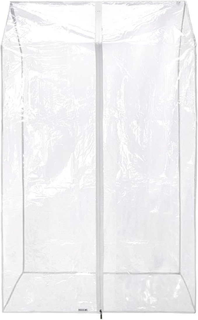HANGERWORLD 3ft Clothes Garment Rack Cover with Zipper, Showerproof, Breathable, Dust Protector for Garment Rack COVER ONLY (36"x24"x65")