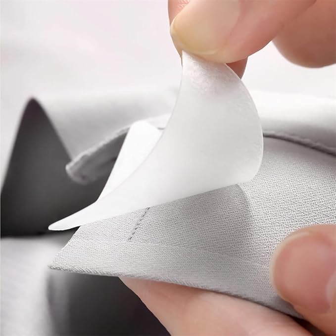 120pcs Thickened PVC Collar Anti-Warping Edge Shaper - Collar Extenders, No Curl Collar Shirt Collar Stays for Collar Stays (60 Pcs)