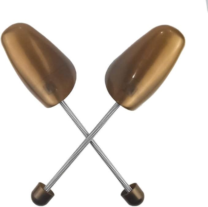 FONHERILI WAJJ 5 Pairs Practical Adjustable Length Men Shoe Tree Stretcher Holder Shaper Support(Spring Brown)
