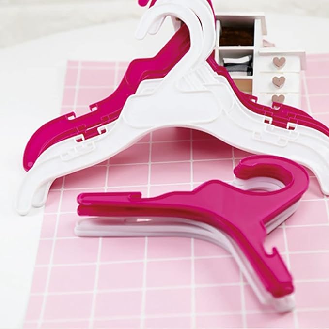 10Pcs Plastic Dog Clothes Hanger Non-Slip Clothing Rack Multi-Sizes Pet Clothes Plastic Pet Product Product Accessories(S,White)