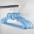 Cute Aesthetic Clothes Hangers Space Saving Plastic Hangers for Teen Girls Wardrobe Shirts Tops Coats Hangers Clothing Organizer Kawaii Girls Room Decor Kawaii Stuff Accessories (5, Blue Bowknot)