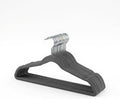 50-Pack Velvet Hangers – Heavy Duty, Non-Slip Clothes Hangers with Chrome Hooks | Slim & Space-Saving Design for Coats, Suits & Plus Size Tops (Grey)