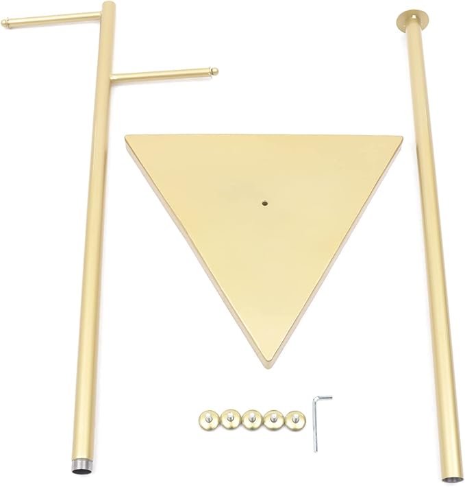 67in-Retail Display Clothing Garment Rack with Base Hooks, standing Coat Rack Organize Shoes Hanging Clothes Coat Hat Bag for Boutique Clothing Stores, Entryway Bedroom