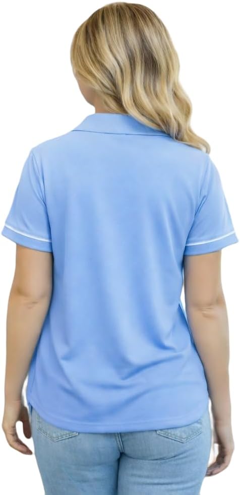 USBD Post Mastectomy Shirt with Drain Pockets Lapel Collar Post Op Button Down Recovery Tops