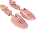 FootFitter Men’s Cedar Shoe Trees, Full Block, Wide Heel, Aromatic Moisture‑Absorbing Shoe Shaper, Premium USA Cedar (LE11)