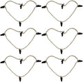 Reusable Bed Sheet Detangler Prevent Bed Sheets Tangles,Keep Bed Sheets/Duvet Covers/Blankets from Tangling and Twisting in Washer and Dryer, Saves Time and No Damage to Fabric (6PCS)