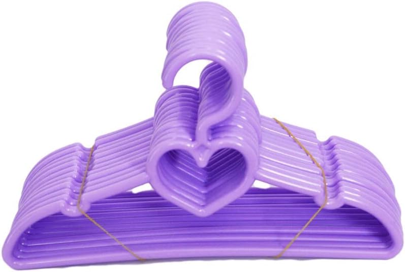 18 Inch Doll Clothes Hangers- 36 Pack Heart Hangers Fits 18 Inch Girl Doll Clothes- Pet Clothes Also