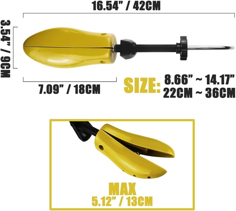 Shoe Stretcher Men Wide Feet Widener Expander Adjustable Length Men Shoe Tree Holder Shaper Support