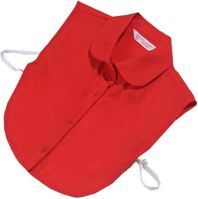 YEKEYI Lady Half Shirt Blouse - Detachable Collar Dickey for Women