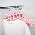 Cute Aesthetic Clothes Hangers Space Saving Plastic Hangers for Teen Girls Wardrobe Shirts Tops Coats Hangers Clothing Organizer Kawaii Girls Room Decor Kawaii Stuff Accessories (5, Pink Bowknot)