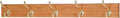 Wooden Mallet 12-Inch 2-Peg Coat Rack, Light Oak