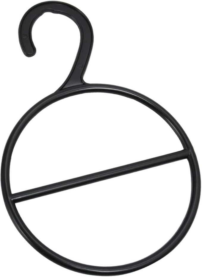 30 Pcs Tie Hanger Clothing Storage Bags Ring Stand Hangers for Clothes Clothing Organizer Circle Shape Scarf