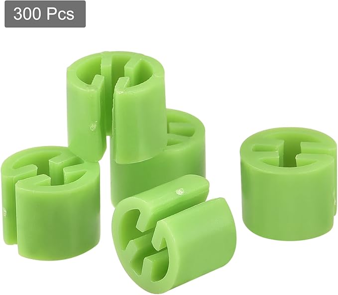 MECCANIXITY Clothes Hanger Marker Blank Fit 3.5mm Rod for Garment Color Coding Light Green Count 300