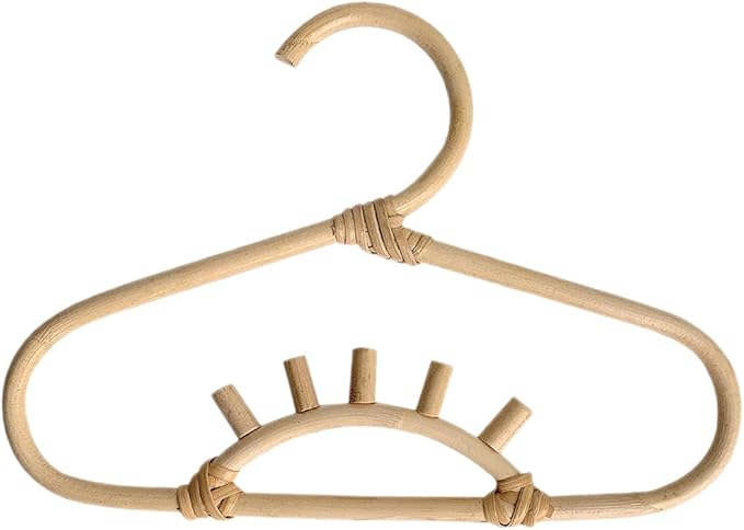 Baby Hangers Baby Hangers Rattan Wall Shelf Hanger Kids Nursery Clo Rattan Clothing Toddler for Dress Shirt Decorative Kid Clothes Baby's Baby Organizer Kids Hangers Kids Hangers