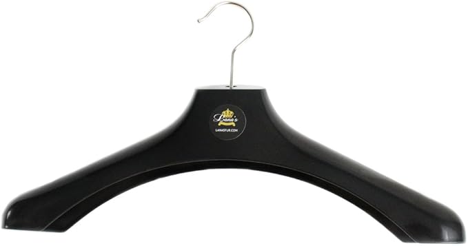 Lana's Fur and Leather Coat Hanger - Small, Black - Women's