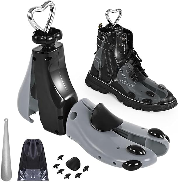 Shoe Stretcher Women Men, Boot Stretcher, Adjustable Unisex Boot Wide Feet ABS Plug