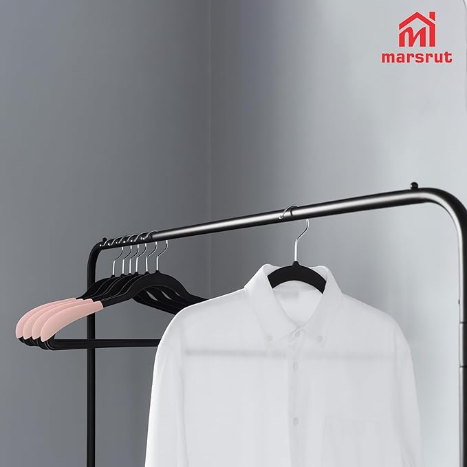 10pcs Velvet Hanger Shoulder Pads Forms Shapers, Non-Slip Cute Flocking Protectors Cushion, ONLY for Velvet Hangers with 0.18-0.2" Thickness, for Home Hotel Dorm Closet Wardrobe Accessories