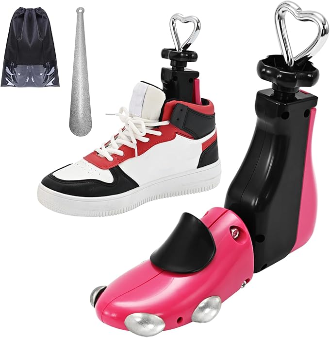 Shoe Stretcher Women Men, Boot Stretcher Wide Feet, 4-Way Shoe Widener & Expander for Stretch Length & Width
