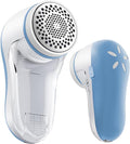 POPCHOSE Fabric Shaver, Lint Remover for Clothes, Electric Lint Shaver with 6-Leaf Blades, Sweater Shavers to Remove Pilling for Clothing, Couch, Furniture, Fuzz, Lint Ball, Bobbles, Light Blue