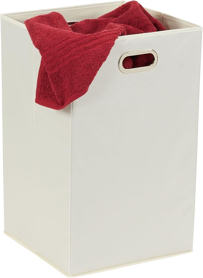 Household Essentials Folding Laundry Hamper, Natural