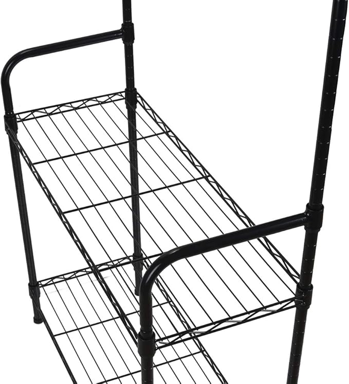 Modern Home Entryway/Mudroom Coat/Hat/Shoe Rack Organizer - Entrance Hall Tree Storage Rack for Jackets, Umbrella, Caps, Backpacks, Scarves and more