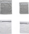4 Pack Active wear Wash Bag Set | Set includes 2 Large Bags and 2 Medium Bags | Protect Clothing | Laundry Accessories | Assorted Colors