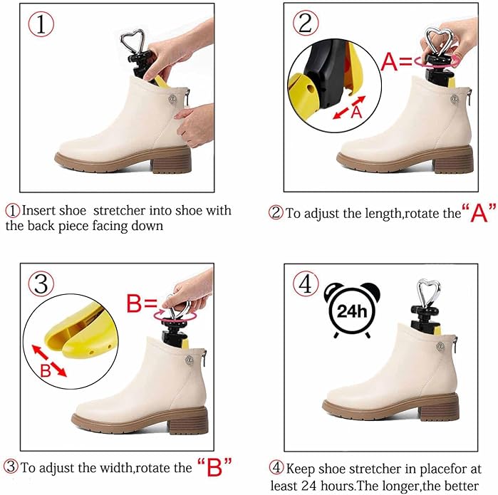 Shoe Stretcher Men Women Boot Stretcher, Plastic Shoe Tree Women Men Shoe Shaper Expander Shoe Width (Pack of 1)