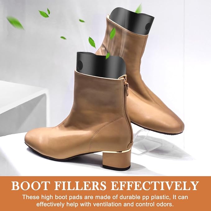 5 Pairs Boot Shapers Form Inserts Keeper Tall Boots Support Holders, Breathable Boots Support for Men or Women