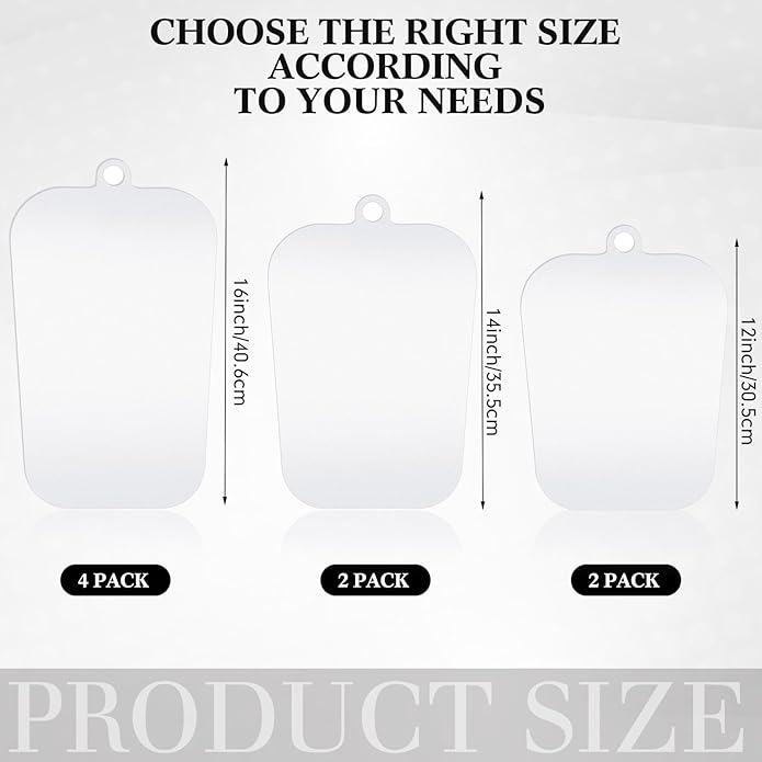 8 Packs Boot Shaper Shape Inserts Multisized 12/14/16 Inches Tall Boot Support for Women Men