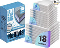 18 Pack Compression Bags for Travel, Roll Up Space Saver Bags for Clothes Storage, Compact Packing travel organizer for Luggage, Suitcase, Backpack, Vacuum Storage No Pump Needed