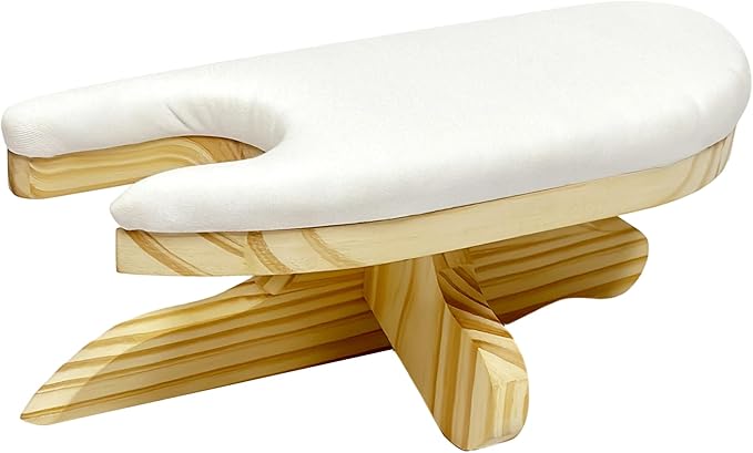 Tailors Board with Pine Wood Base, Cotton Cover Tailors Point Press Clapper - Protects Garments, Multi Pressing Board for Anywhere You Want - Seams, Collars, Cuffs, Points, Hems, Pocket