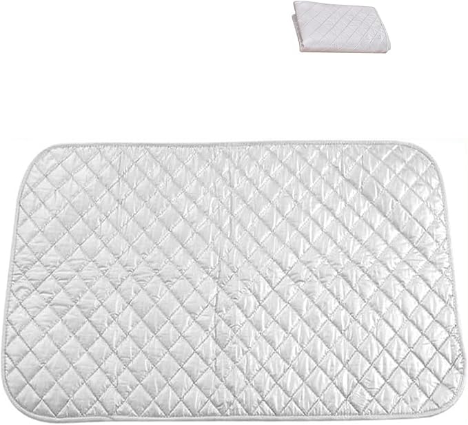 1Pcs Magnetic Ironing Mat Blanket,Portable Ironing Board,Foldable Ironing Pad,Iron Board Alternative Cover for Table Top, Home, Laundry, Travel, Office, RV 33"X 18"