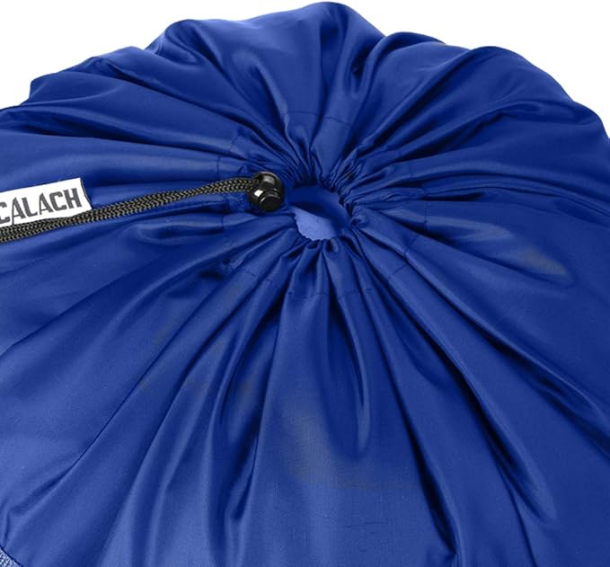 2 Pack Laundry Bag Backpack, 27” x 34”Sturdy Laundry Bag with Shoulder Straps Drawstring Closure Heavy Duty Foldable Laundry Backpack for College, Travel, Laundromat, Apartment (Black Blue)