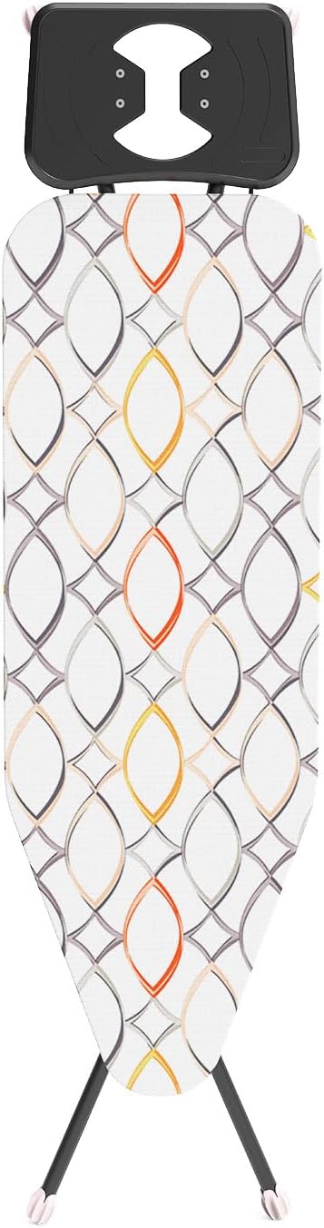 Perilla Big Ironing Board - Durable, Vapor Permeable, and Height Adjustable Iron Board- Heat Resistant Fabric - Metal 4 Legs with Silicone Stoppers - 38 X 110 CM Ironing Surface