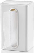 Magnetic Dryer Sheet Holder for Laundry Room, Dryer Sheet Container ,Dryer Sheet Dispenser,Wall Dryer Sheet Box for Laundry Organization and Storage,Plastic Fabric Sheet Holder with Lid,Cream White