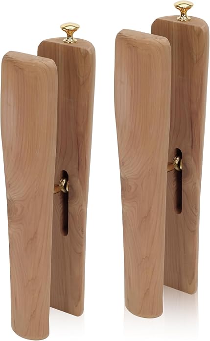 Cedar Boot Tree Shaft Shaper, 14 Inch Wooden Inserts for Men & Women’s Boots, Tall Boot Inserts Shape Holders
