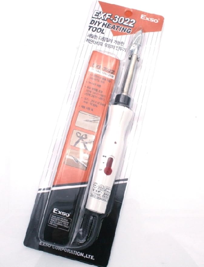 EXSO RIGID MINI IRON for smoothing filament, pet clothes, tape bonding, sneaker silicone, clothes silicone, coffee paper filter crimping.