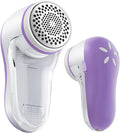 POPCHOSE Fabric Shaver, Lint Remover for Clothes, Electric Lint Shaver with 6-Leaf Blades, Sweater Shavers to Remove Pilling for Clothing, Couch, Furniture, Fuzz, Lint Ball, Bobbles, Violet Purple