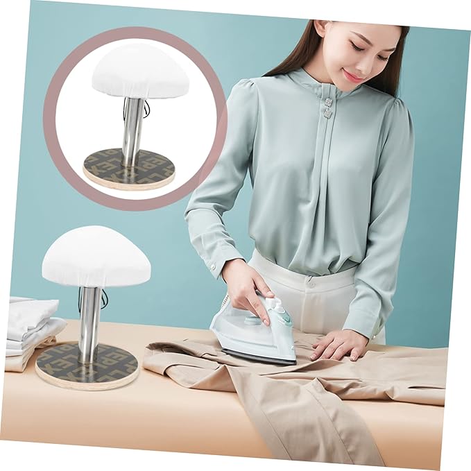 Zerodeko Travel Accessories Mini Iron Ironing Board Wood Stool Coat Clothes Ironing Board Tabletop Small for Sewing Craft Room Household Dorm Travel Accessories Mini Iron