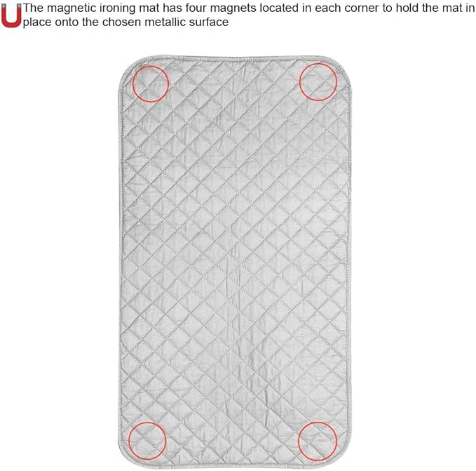 Yosoo Portable Ironing Blanket Ironing Mat Heat Pad Cover for Washer Dryer Table Top Countertop Ironing Board for Small Space