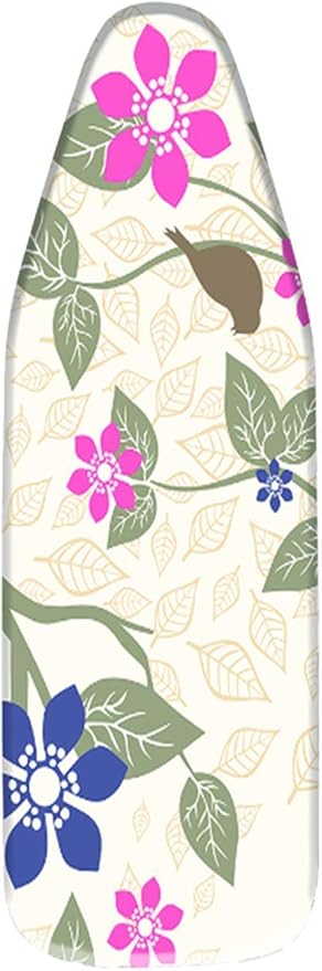 Mabel Home Ironing Board Padded Cover, 100% Cotton (6 Different Size & Pattern) (13.5" x 35.5" / Spacesaver)