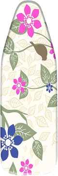 Mabel Home Ironing Board Padded Cover, 100% Cotton (6 Different Size & Pattern) (13.5" x 35.5" / Spacesaver)