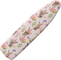 Rabbits Egg Tulips Heat Reflective Iron Pad for Ironing Board Top Stain & Scorch Resistant Ironing Board Replacement Cover Fits 15 x 54 Inch Board for Home Easter Decor