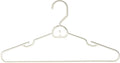 Heavy Duty Tubular Hanger with Attachable Hook , White 6pk
