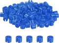 300-Pack Clothes Hanger Markers Blank, Plastic Garment Color Coded Size Clips Fit 3.5mm Rod for Clothing/Wire Hangers, Colored Coding Marker [Dark Blue]
