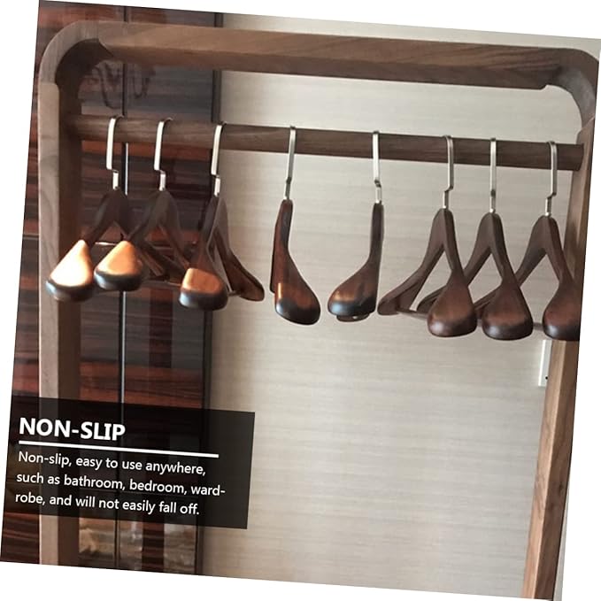 1Pc Thicken Wide Traceless Coat Hanger Solid Drying Rack for Home Use Heavy Duty Foldable Clothes Drying Rack for Coats Jackets and Suits