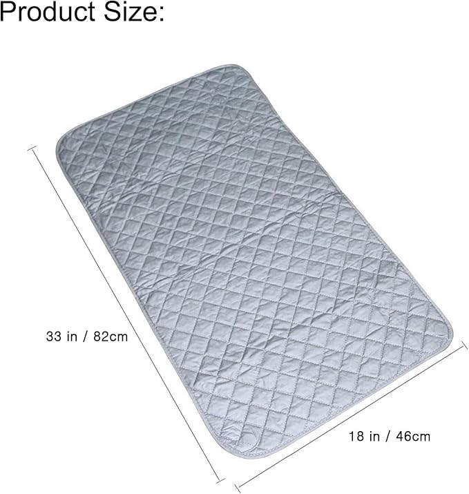 1Pcs Magnetic Ironing Mat Blanket,Portable Ironing Board,Foldable Ironing Pad,Iron Board Alternative Cover for Table Top, Home, Laundry, Travel, Office, RV 33"X 18"